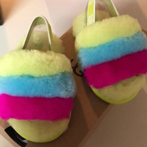 Brand NEW! Toddler Ugg Fluff Yeah slide (slippers)
